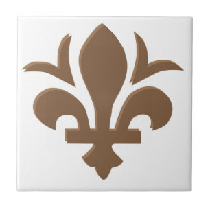 Fleur-de-Lis-Fliesendesign Fliese
