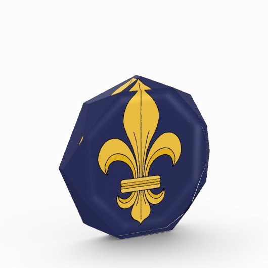 Fleur-de-lis Fotoblock (Links)