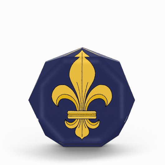 Fleur-de-lis Fotoblock (Vorderseite)