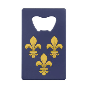 Fleur-de-lis Geldbeutel Flaschenöffner