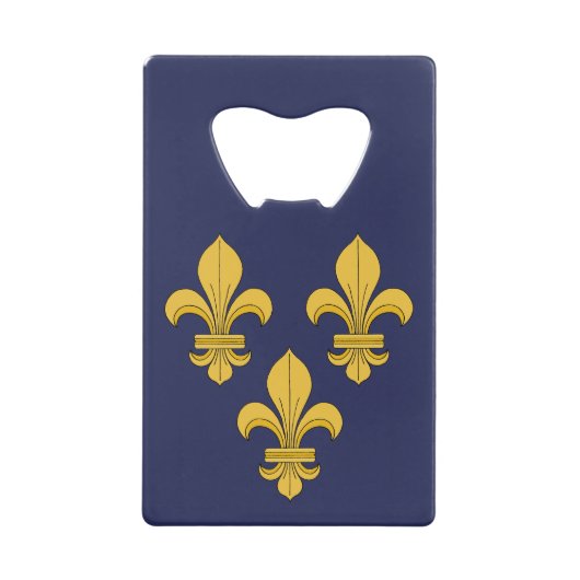 Fleur-de-lis Geldbeutel Flaschenöffner (Vorderseite)