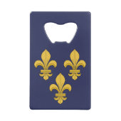 Fleur-de-lis Geldbeutel Flaschenöffner (Rückseite)