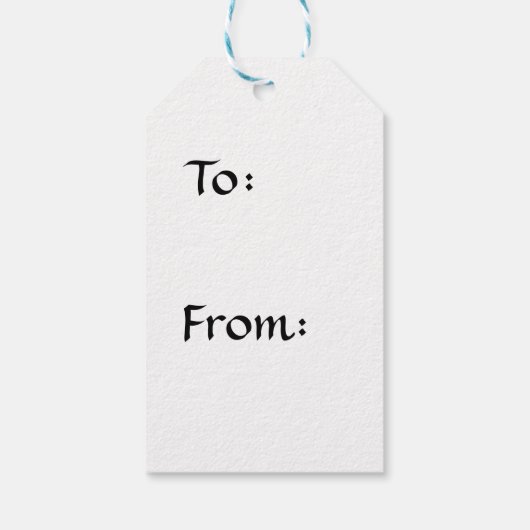 Fleur-de-lis Geschenkanhänger (Rückseite)