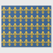 Fleur-de-lis Geschenkpapier (Flach)