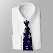 Fleur De Lis Gold Krawatte (Gebunden)