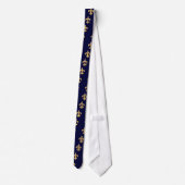 Fleur De Lis Gold Krawatte (Rückseite)