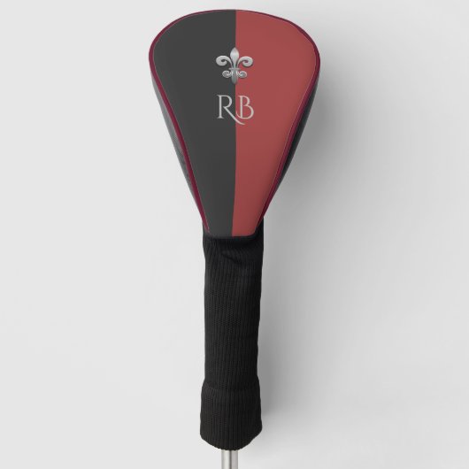 Fleur De Lis Golfkopfabdeckung Golf Headcover (Vorderseite)