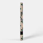 Fleur de Lis, Green on Beige, Royal, Your Name Samsung Galaxy Hülle (Rechte Seite)