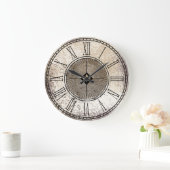 Fleur-de-lis Große Wanduhr (Zuhause)