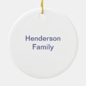 Fleur-de-lis H Monogramm Keramikornament (Hinten)