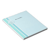 Fleur-de-Lis in Blue Notizblock (angewinkelt)