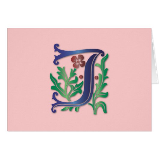 Fleur-de-lis J Monogram (Vorderseite (Horizontal))