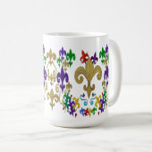 Fleur-de-Lis-Kaffeetasse Kaffeetasse (VorderseiteRechts)