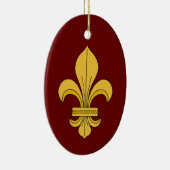 Fleur-de-lis Keramik Ornament (Rechts)