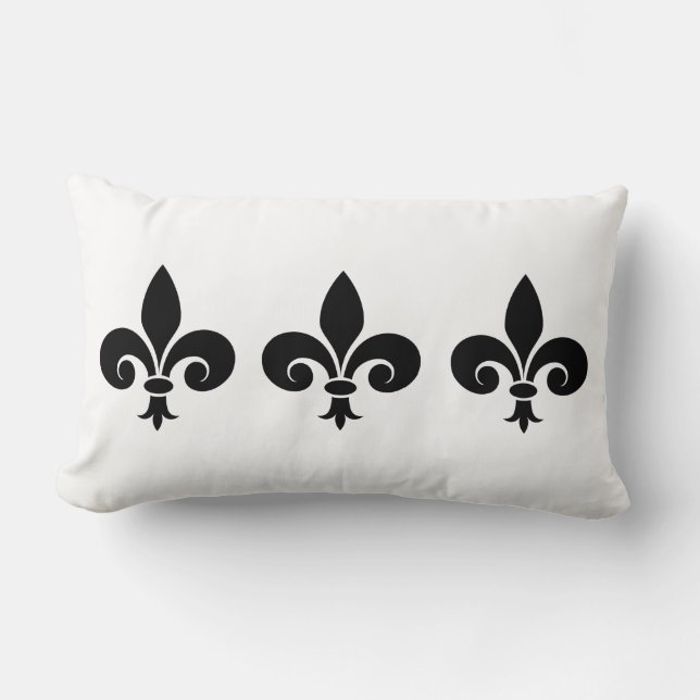 Fleur De Lis Kissen (Vorderseite)