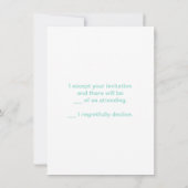 Fleur-de-Lis-Kreis Einladung (Rückseite)