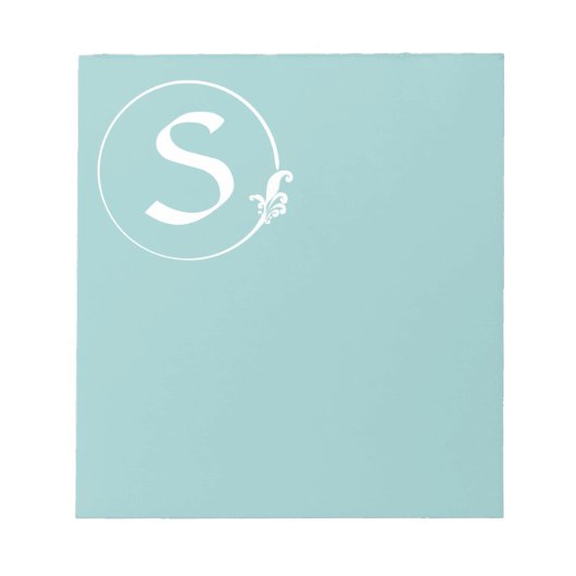 Fleur-de-Lis-Kreis Notizblock (Vorderseite)