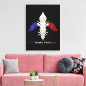 Fleur-de-Lis Leinwanddruck (Insitu (Wohnzimmer))