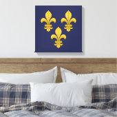 Fleur-de-lis Leinwanddruck (Insitu (Schlafzimmer))