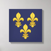 Fleur-de-lis Leinwanddruck (Vorderseite)