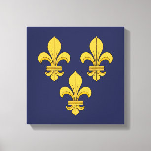 Fleur-de-lis Leinwanddruck