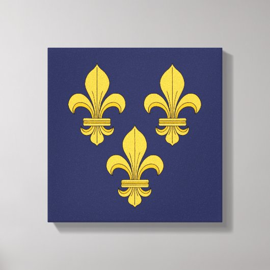 Fleur-de-lis Leinwanddruck (Vorderseite)