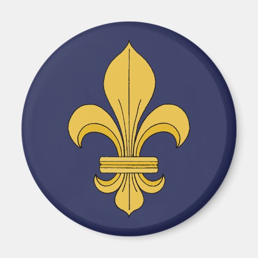 Fleur-de-lis Magnet (Vorne)