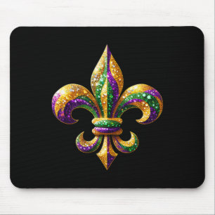 Fleur-de-lis Mardi Gras Symbol Karnevalsparade Cos Mousepad