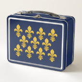 Fleur-de-lis Metall Lunch Box (Vorderseite)