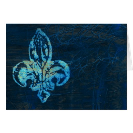 Fleur-de-lis Mixed Media Digital Art (Vorderseite (Horizontal))