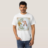 Fleur De Lis Monogramm T-Shirt (Vorne ganz)