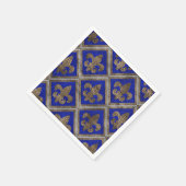 Fleur-de-lis Mosaikfliesen Serviette (Ecke)