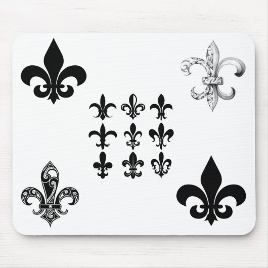 Fleur-de-lis Mousepad (Vorne)