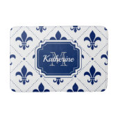 Fleur-de-lis-Muster Badematte (Vorderseite)