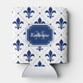 Fleur-de-lis-Muster Dosenkühler (Rückseite)