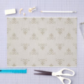 Fleur-de-Lis-Muster französische Decoupage-Geschen Seidenpapier (Handwerk)
