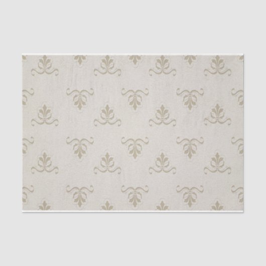 Fleur-de-Lis-Muster französische Decoupage-Geschen Seidenpapier (Vorderseite)