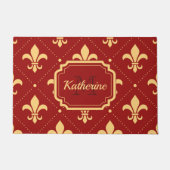 Fleur-de-lis-Muster Fußmatte (Vorderseite)