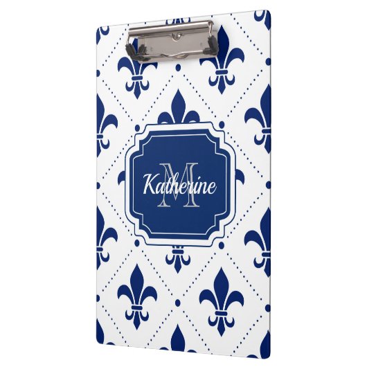 Fleur-de-lis-Muster Klemmbrett (Links)