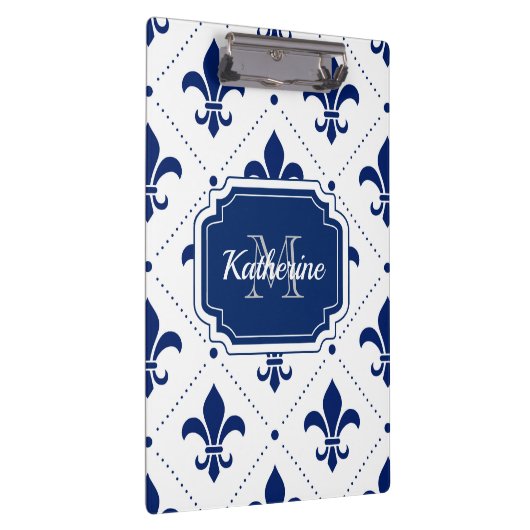 Fleur-de-lis-Muster Klemmbrett (Rechts)