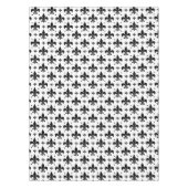 Fleur-de-lis-Muster mit weißem Hintergrund Tischdecke (Vorderseite)
