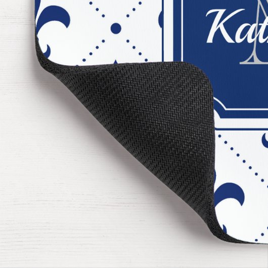 Fleur-de-lis-Muster Mousepad (Ecke)