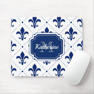 Fleur-de-lis-Muster Mousepad