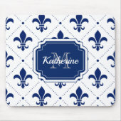Fleur-de-lis-Muster Mousepad (Vorne)