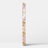 Fleur-de-lis-Muster Pastel Quartz Case-Mate iPhone Hülle (Rückseite / Links)