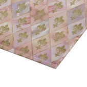 Fleur-de-lis-Muster Pastel Quartz Schneidebrett (Ecke)