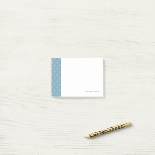 Fleur-de-lis-Muster Post-it Klebezettel (Auf Schreibtisch)