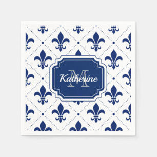 Fleur-de-lis-Muster Serviette