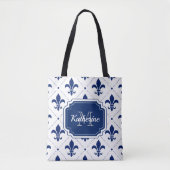 Fleur-de-lis-Muster Tasche (Vorderseite)