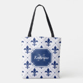 Fleur-de-lis-Muster Tasche (Rückseite)
